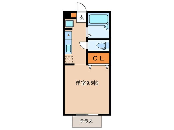 パセオ西芦屋の物件間取画像